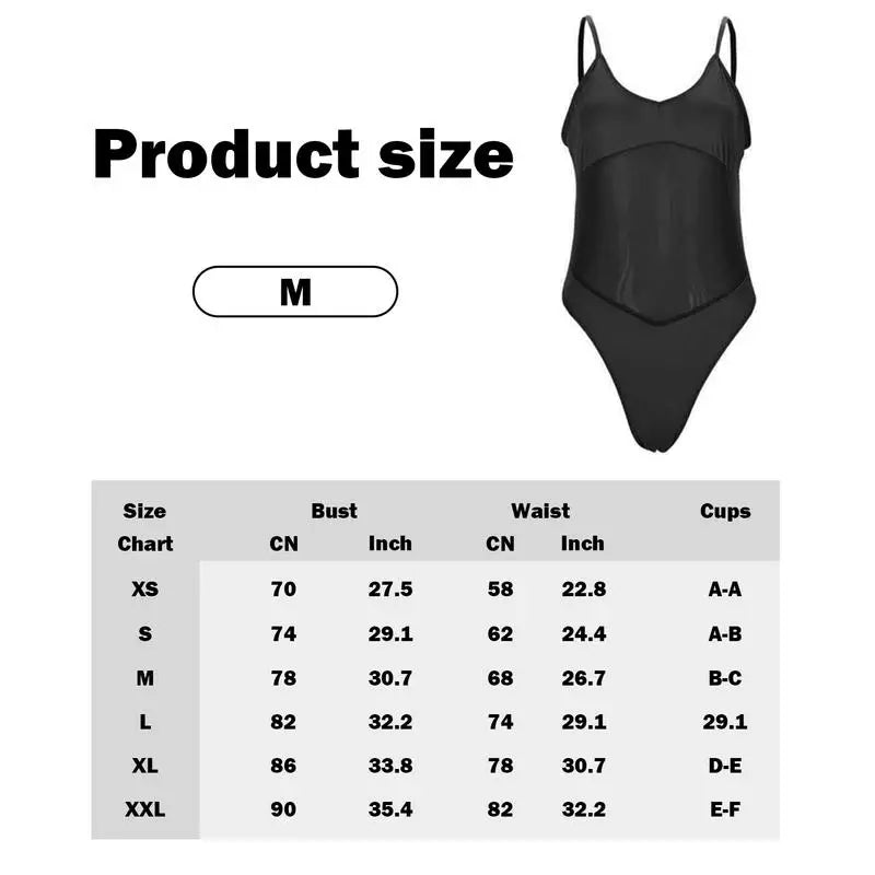 Tanning Swimsuit Monokini Scoop Neck Tummy Control Bikini Quick-Drying Integrated Swim Suit for Sunbathing